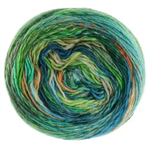 Lana Grossa Häkelwolle Colorissimo Blau/Braun/Grau/Grün/Schwarz 300 m 100 g