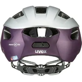 Uvex Rise CC 56-59 cm silver/plum matt