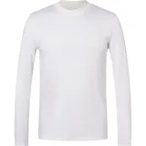 super.natural Herren Casual Rib Bio J Longsleeve (Größe L, weiss)