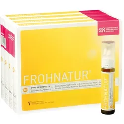 FROHNATUR Pro Serotonin Trinkfläschchen m.Kapseln 28 St