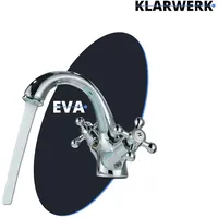 Klarwerk EVA Vintage Wasserhahn Bad Chrom