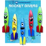 Donic Schildkröt Schildkröt 970260 - Rocket Divers Set, 5-teilig, Unterwasserraketen, Tauchspielzeug ab 6 Jahren, Wasserspielzeug