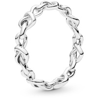Pandora Knotenherzen Ring aus Sterling-Silber aus der PANDORA Moments Kollektion, Größe: 54,