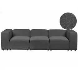 3-Sitzer Sofa Bouclé dunkelgrau FALSTERBO