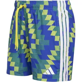 adidas Football-Inspired Graphic Badeshorts Gelb/Weiß XXL