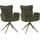 MCW Esszimmerstuhl MCW-N11 Stoff Bouclé 350g/m2 grün 2er Set