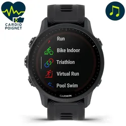Garmin Forerunner 955 Solar Cardio-Gps - Noir - TU