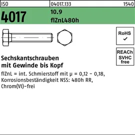 Industrial Quality Supplies Sechskantschraube ISO 4017 M6 x 45 200 Stück