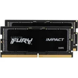 Kingston FURY Impact 64GB(2x32GB) 4800MT/s DDR5 CL38 SODIMM Gaming Speicher für Laptop Kit mit 2 - KF548S38IBK2-64