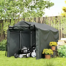 Outsunny Outsunny-Gerätezelt-220L x 157B x 165H cm-Dunkelgrau