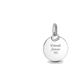 Pandora Gravierbarer runder Anhänger Silber 398610C00