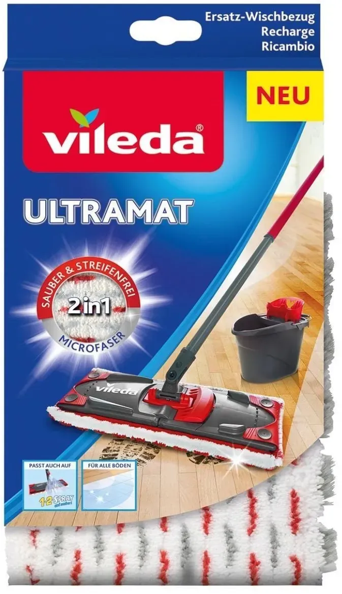 Preisvergleich Produktbild Vileda Reinigungsbürsten-Set VILEDA UltraMat Wischbezug Ersatzbezug