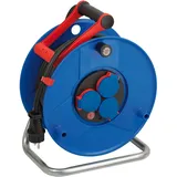 Brennenstuhl Garant Gewerbe-/Baustellen-Kabeltrommel, Schuko auf 3x Schuko, 25m H07RN-F 3G2,5 (1208440)