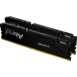 Kingston FURY Beast DDR5 6400MT/s 32GB Kit (2x16GB) CL34 Schwarz KF564C34BBEK2-32