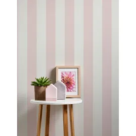 A.S. Création Vliestapete Trendwall 2 0,53 x 10,05 m 381013 Rosa/Weiß