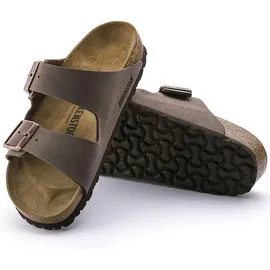 Birkenstock Arizona Birko-Flor Nubuk schmal mocca 44