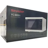 Sharp YC-MS51E-W 25 Liter 900 W Kombi-Mikrowelle weiß, Mikrowelle,