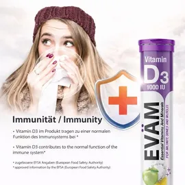 eväm Vitamin D3 Brausetabletten 240 St.