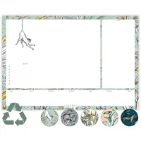 Ligarti Schreibtischunterlage Papier (100% nachhaltig) A3+ Wochenplaner Block mit To Do Liste und wechselnden Motiven - Weekly Planner undatiert, Schreibtisch Unterlage - Dschungel