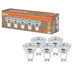 OSRAM GU10 LED Strahler besonders effizient 36 ° 2W wie 50W 2700K warmweißes Licht