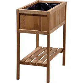 Dobar Hochbeet mit Ablage 76 x 40 x 80 cm
