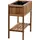 Dobar Hochbeet mit Ablage 76 x 40 x 80 cm