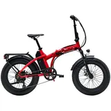 Adriatica Elektro-Falt-Fahrrad BUG 20 Zoll, rot