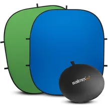 Walimex pro Falthintergrund grün/blau