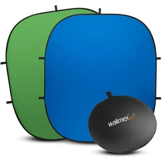 walimex pro Falthintergrund grün/blau
