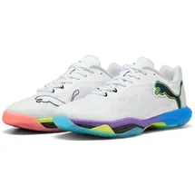 Puma Vantage Nitro Game On Handballschuhe 01 - PUMA white/glowing red/ultra blue 48 1⁄2 48 1⁄2