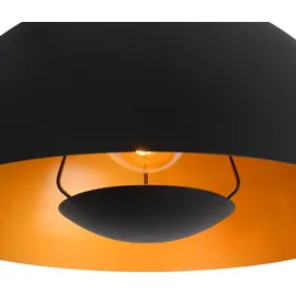 LUCIDE Siemon 1-flg. Ø 40 cm rund schwarz