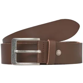 JACK & JONES Herrengürtel Leder 105 Braun