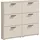 HBZ Schuhschrank 116 x 103 x 17 cm beige / beige matt