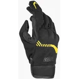 Gms Jet-city Motorradhandschuhe, schwarz-gelb, Größe M