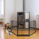 TolleTour Kaminschutzgitter Kamingitter Baby Kinderschutzgitter Schutzgitter Ofen Ofenschutzgitter Absperrgitter Tiergitter 300cm x 76cm