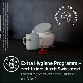 AEG FEE73407ZM Einbau-Geschirrspüler (teilintegrierbar, 596 mm breit, Edelstahl)