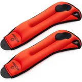 Gewichtsmanschetten Hand – Zusatzgewicht Arme - ideal für Cardio & Reha 1.5 kg ROT|SCHWARZ 1.5kg