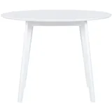 Beliani Esstisch Weiß 100 cm