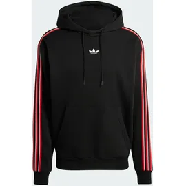 adidas Hoodie TIPPED STRIPES Schwarz XS
