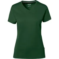 Hakro Cotton Tec® Damen V-Shirt tanne, M