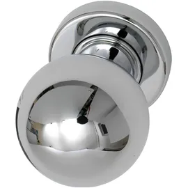 Marchesi Türknopf Kugelform auf Rosette verchromt 50 mm