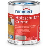 Remmers Holzschutz-Creme 3in1 silbergrau, 0,75 Liter, tropffreie Holzlasur für aussen, 3facher Holzschutz mit Imprägnierung + Grundierung + Lasur