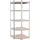 Tronitechnik Schwerlastregal Holz/Metall 40 x 40 x 70 x 70 x 180 cm silber