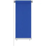 vidaXL Außenrollo 60x140 cm Blau HDPE