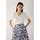 More & More Shirt mit Wasserfall-Ausschnitt