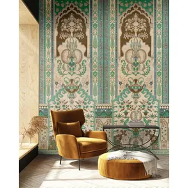 Living Walls Orientalische Mustertapete 2,7 m x 10 m 1 St Beige/Braun/Grün