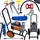 rosfix Orange Strong Storm 990 Plus OSS04 3800 W 22 MPA 20 l/min, 0,27 Zoll Membran-Lackiereinheit