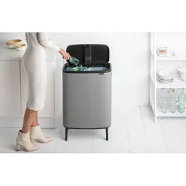 Brabantia Bo Touch Bin Hi 60 l mineral concrete gray