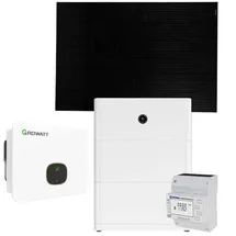 Growatt 15kWp PV-Komplettanlage mit Solarmodulen und 10 kWh Speicher
