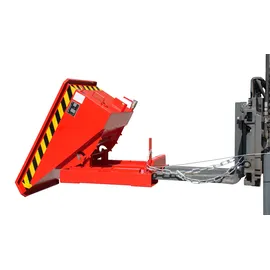 Bauer Südlohn Mini-Spänebehälter für Stapler EXPO-E 150 Feuerrot